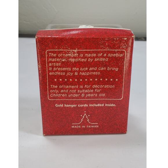 Vintage Santa's World Classic Ornament Merry Christmas Santa - Picture 4 of 4